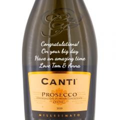 Personalised Canti Prosecco