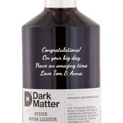 Personalised Dark Matter Spiced Mocha Liqueur