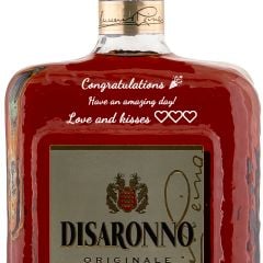 Personalised Disaronno Liqueur 1 Litre