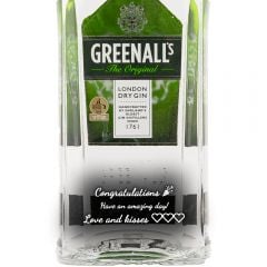 Personalised Greenall's London Dry Gin