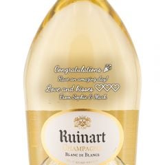 Personalised Ruinart Blanc de Blanc