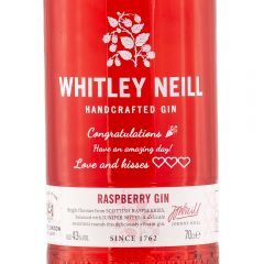 Personalised Whitley Neill Raspberry Gin