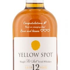 Personalised Yellow Spot 12 Year Old