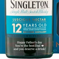 Personalised Singleton of Dufftown 12 Year Old 2 Glass Set