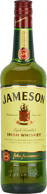 Personalised Jameson Blended Irish Whiskey 70cl engraved bottle Personalised Jameson Blended Irish Whiskey 70cl engraved bottle