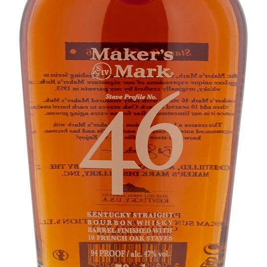 Personalised Makers Mark 46 70cl Engraved Bourbon engraved bottle