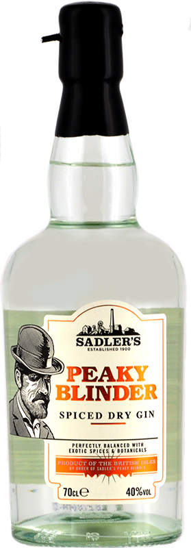 Personalised Peaky Blinder Spiced Dry Gin 70cl engraved bottle Personalised Peaky Blinder Spiced Dry Gin 70cl engraved bottle