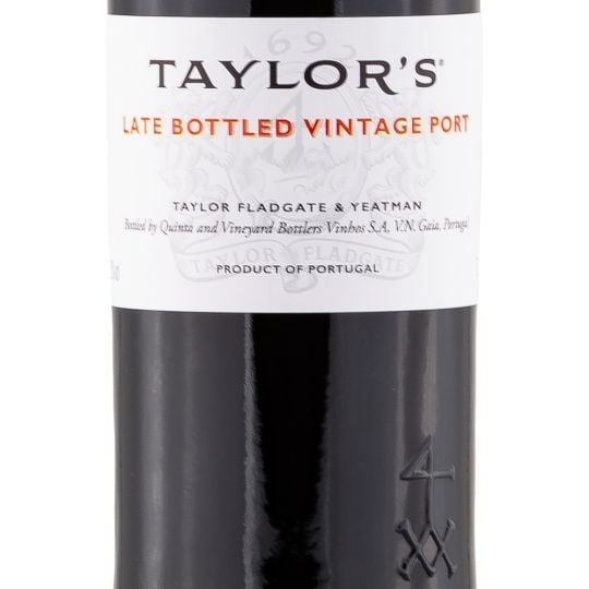 Personalised Taylor's Late Bottled Vintage Port 75cl engraved bottle