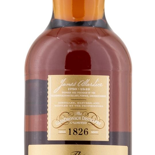 Personalised Glendronach 21 Year Old Parliament Sherry Cask 70cl Engraved Single Malt Whisky engraved bottle