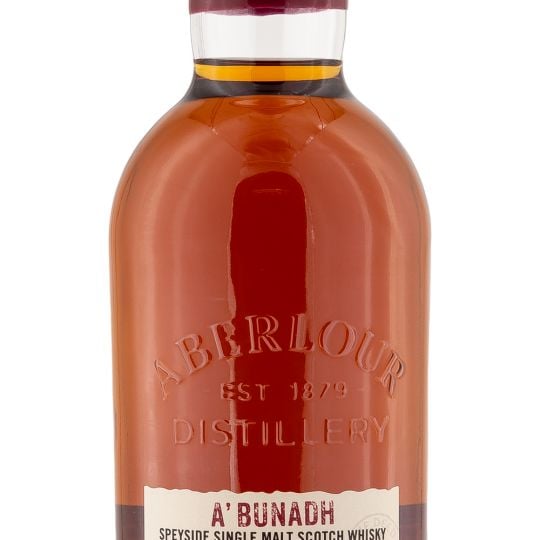 Personalised Aberlour A'bunadh Whisky 70cl engraved bottle