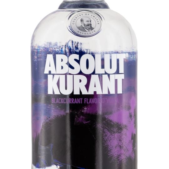 Personalised Absolut Kurant Vodka 70cl engraved bottle