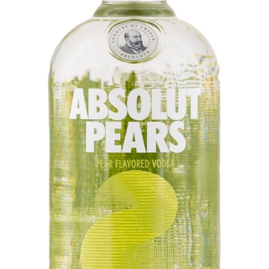 Personalised Absolut Pears Vodka 70cl engraved bottle