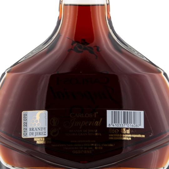 Personalised Carlos I Imperial X.O. Brandy De Jerez Solera Gran Reserva 70cl Engraved Brandy engraved bottle Personalised Carlos I Imperial X.O. Brandy De Jerez Solera Gran Reserva 70cl Engraved Brandy engraved bottle
