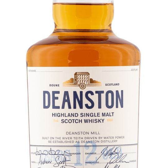 Personalised Deanston 12 Year Old 70cl Engraved Single Malt Whisky engraved bottle