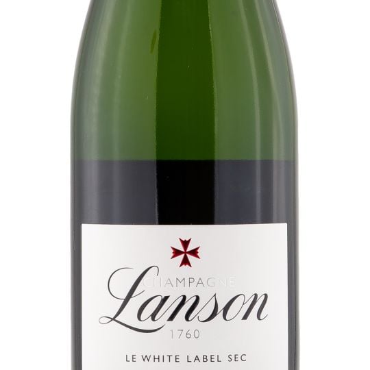 Personalised Lanson Le White Label 75cl Engraved Non-Vintage Champagne engraved bottle