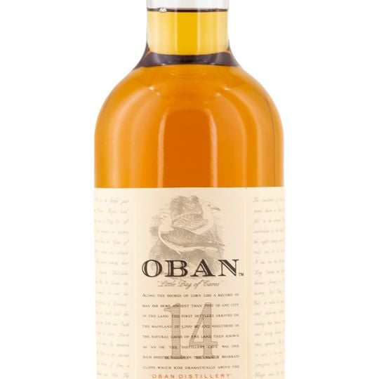 Personalised Oban 14 Year Old Whisky 70cl engraved bottle