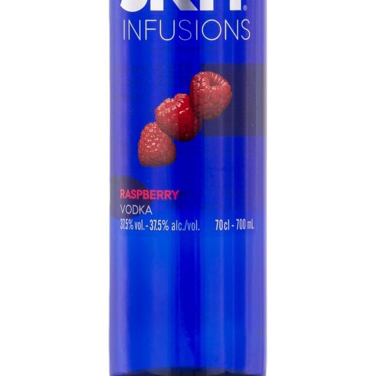 Personalised Skyy Infusions Raspberry Vodka 70cl engraved bottle