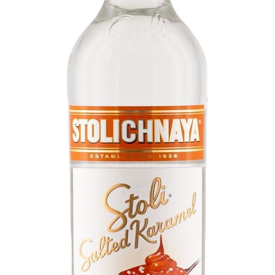 Personalised Stolichnaya Salted Karamel 70cl engraved bottle