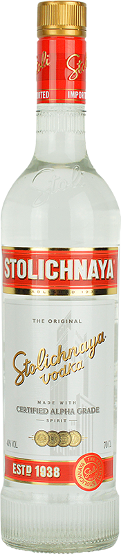 Personalised Stolichnaya Vodka 70cl engraved bottle Personalised Stolichnaya Vodka 70cl engraved bottle